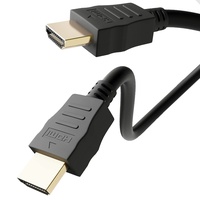 goobay 69122 HDMI-Kabel 0,5 m HDMI Ethernet (v1.4) Schwarz - 0.5m