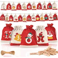 LuxusKollektion Adventskalender Kinder 24 Weihnachtskalender Groß Säckchen