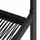 vidaXL Gartenstühle 4 Stk. PVC Rattan Schwarz