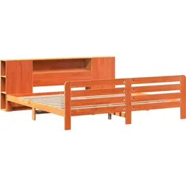 vidaXL Massivholzbett 180 x 200 cm Braun