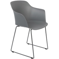 Livetastic Armlehnstuhl, Grau, Kunststoff, U-Form, 58x81.5x54 cm, Esszimmer, Stühle, Esszimmerstühle, Armlehnenstühle