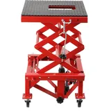 NICCOO Motorradhebebühne,Hhydraulischer Motorradheber Hebebühne, Einstellbare 350-905 mm Montagebock Motorradlift 158kg