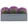 vidaXL Garten-Hochbeet verzinkter Stahl rechteckig 160 x 40 x 45 cm Grau 