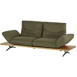 KOINOR Ledersofa Marilyn ¦ grün ¦ Maße (cm): B: 232 H: 96 T: 90.0