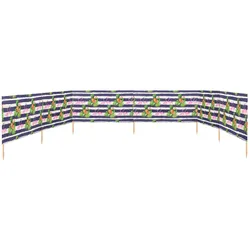 Strand Windschutz Sichtschutz 8m LAEX001 - 8 m - Ananas-3