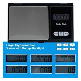 Intirilife Digitale Feinwaage in SCHWARZ - 200g – Gr.: onesize