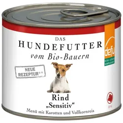 defu Nassfutter Hund Rind Sensitiv bio 200g