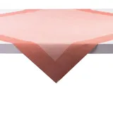 Sovie Horeca Tischdecke Mailand 80 x 80 cm Terrakotta