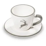 Gmundner KERAMIK Grauer Hirsch Espresso for you Gourmet