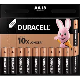 Duracell Basic 18 AA Batterien - Schwarz