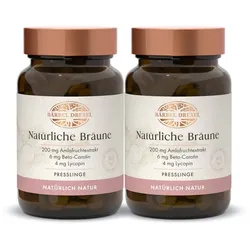 Natürliche Bräune Presslinge