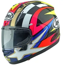 Arai Helmet Arai Rx-7v Evo Schwantz 30, Integralhelm - Schwarz/Weiß/Rot/Blau / L