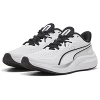 Puma Skyrocket Lite 2 Straßen-Laufschuh, Weiß Silber Schwarz, 37