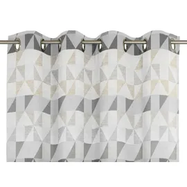 Wirth Vorhang WIRTH "Berlare" Gr. 2, grau (hellgrau), B:132cm H:175cm, Jacquard, Baumwolle, Polyester, Gardinen