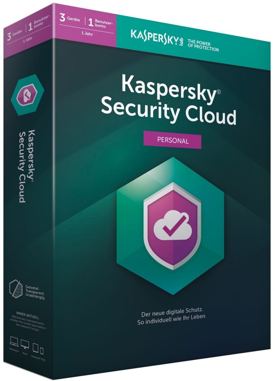 Kaspersky Security Cloud Personal, 1 Année[Téléchargement]