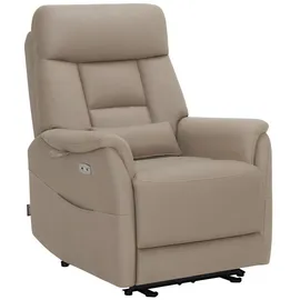 M MCombo Relaxsessel M MCombo elektrisch 78 x 106,5 x 94 cm Beige/Braun mit Relaxfunktion