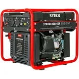 STIER Stromerzeuger SNS-350, Strom Generator, 13l Tankvolumen, 38 Kg, Stromerezuger leise mit 69 dB(A), 4-Takt Motor, Inverter Stromaggregat, mit ...