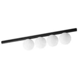 BINOMIO PL4, schwarze Deckenleuchte, Ideal Lux