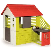 Smoby Spielhaus Natur Haus mit Sommerküche 810713