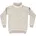 Wool High Neck Offwhite Grey XS