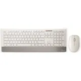 MediaRange Highline Wireless Tastatur DE Set weiß (MROS106)