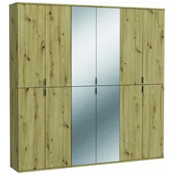 Garderobenschrank Set Projekt X IV - Artisan Eiche / Spiegelglas