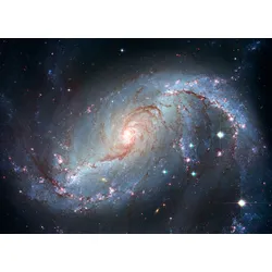 Fototapete PAPERMOON "PLANETEN-ERDE GALAXIE MILCH STRAßE WELTALL UNIVERSUM", bunt, B:3,00m L:2,23m, Vlies, Tapeten