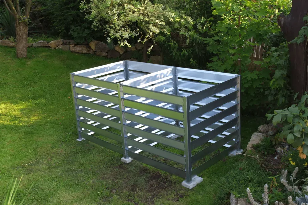 Hardwex Komposter aus Metall 700 Liter mit Erweiterung