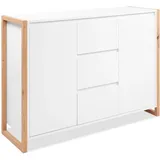 Finori Kommode Denver 120 x 88 x 40 cm Weiß