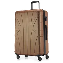 suitline Hartschalenkoffer Trolley 4-Rollen 76 cm / 96-110 l cappuccino