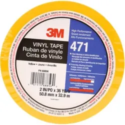 3M PVC-Klebeband weich, Farbe: YELLOW