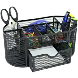 OTTO Office Schreibtisch-Organizer mit Schublade 9 Fächer schwarz, 22x10.5x11 cm