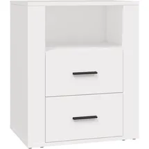 vidaXL Nachtschrank 50 x 36 x 60 cm Weiß