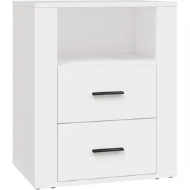 vidaXL Nachtschrank 50 x 36 x 60 cm Weiß