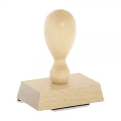 Holzstempel "Lasst uns feiern" (60x40 mm)