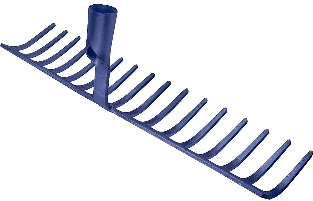 Sieger-Straßenrechen 510mm, blau, ohne Stiel