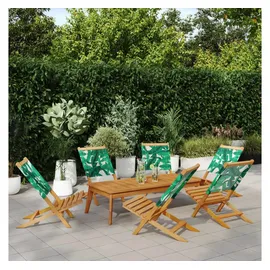 vidaXL Gartenstuhl 48 x 94 x 20 cm grün 6 St.