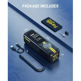 fanttik X8 Apex tragbarer Kompressor-Set 10 bar