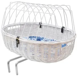 Aumüller Fahrradkorb Tierkorb weiß