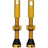 Chris King Peaty's Tubeless Ventil Set 80 mm gold