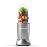 nutribullet Pro, 900 Watt Leistung, Einfach und schnell in der Anwendung, Kompakt, Leicht zu reinigen, Mit 700 ml Becher, Smoothiemixer, Smoothie Maker, Elektrischer Mixer, Silber, NB904S