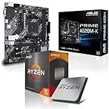 Memory PC Aufrüst-Kit Bundle Ryzen 5 5500 6X 3.6 GHz Prozessor, 16 GB DDR4, A520M-A II Mainboard (Komplett fertig zusammengebaut inkl. Bios Update und Funktionskontrolle)