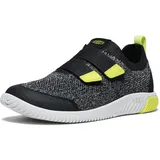 Keen Unisex-Child KNX Knit DS Sneakers, Black/Evening Primrose, 32/33