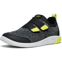Keen Unisex-Child KNX Knit DS Sneakers, Black/Evening Primrose, 32/33