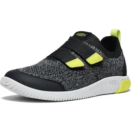 Keen Unisex-Child KNX Knit DS Sneakers, Black/Evening Primrose, 32/33