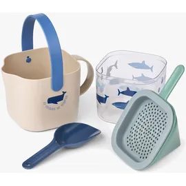 Liewood Roland Shark/Dove Sandspielzeug Set
