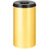 Proregal Selbstlöschender Papierkorb 50 l Gelb
