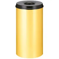 Proregal Selbstlöschender Papierkorb 50 l Gelb