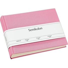 Semikolon Classic Small Fotoalbum Pink 40 Blätter Hardcover-Bindung