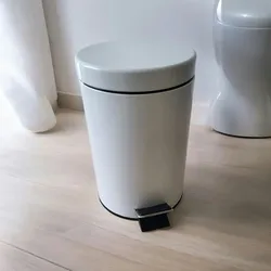 Home IdeasKosmetikeimer Treteimer Metall 3l Weiß